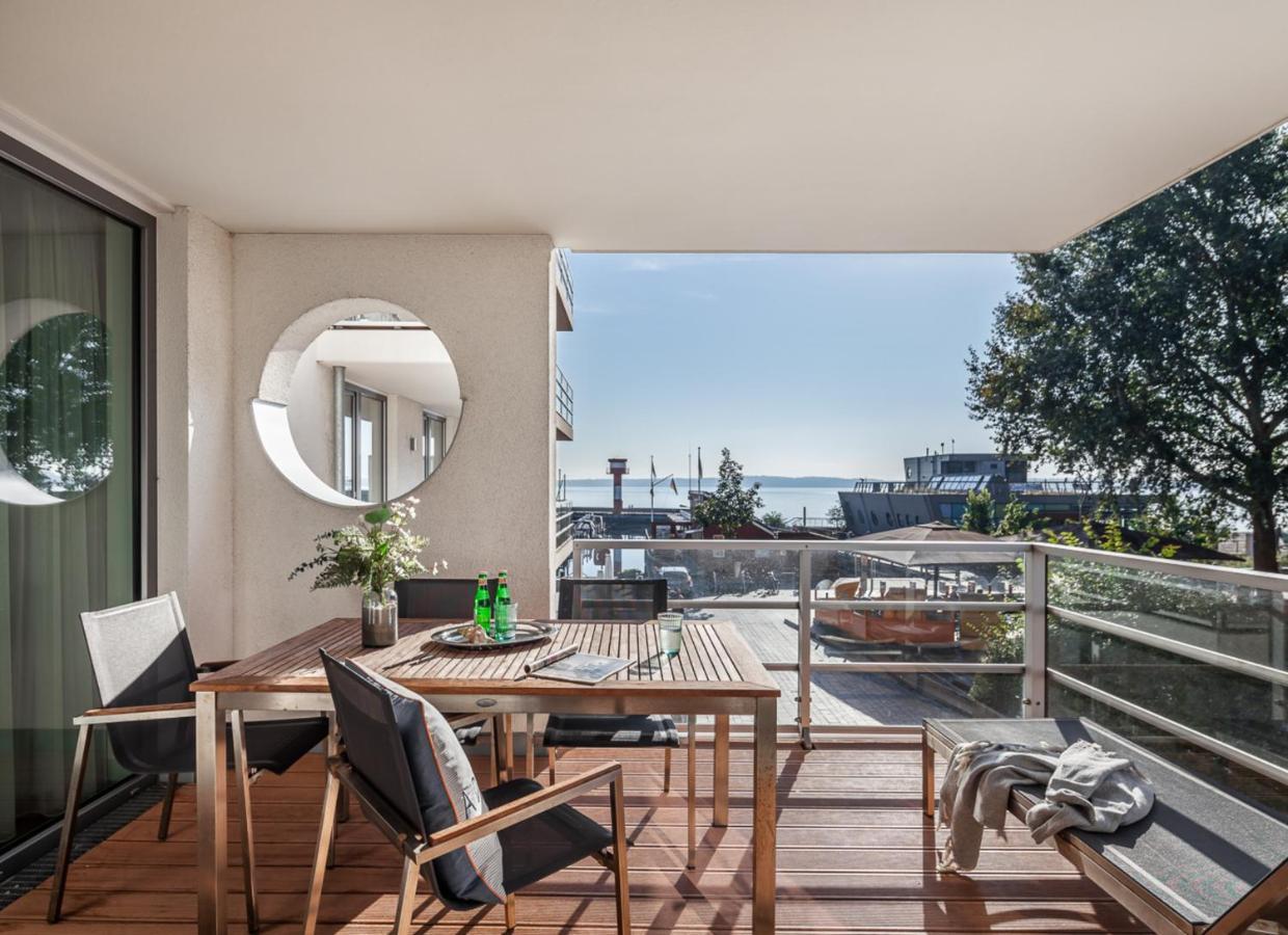 Apartmenthaus Hafenspitze Ap 5 - "Am Yachthafen 5" - Blickrichtung Offenes Meerstrandpromenade Eckernförde Exteriér fotografie