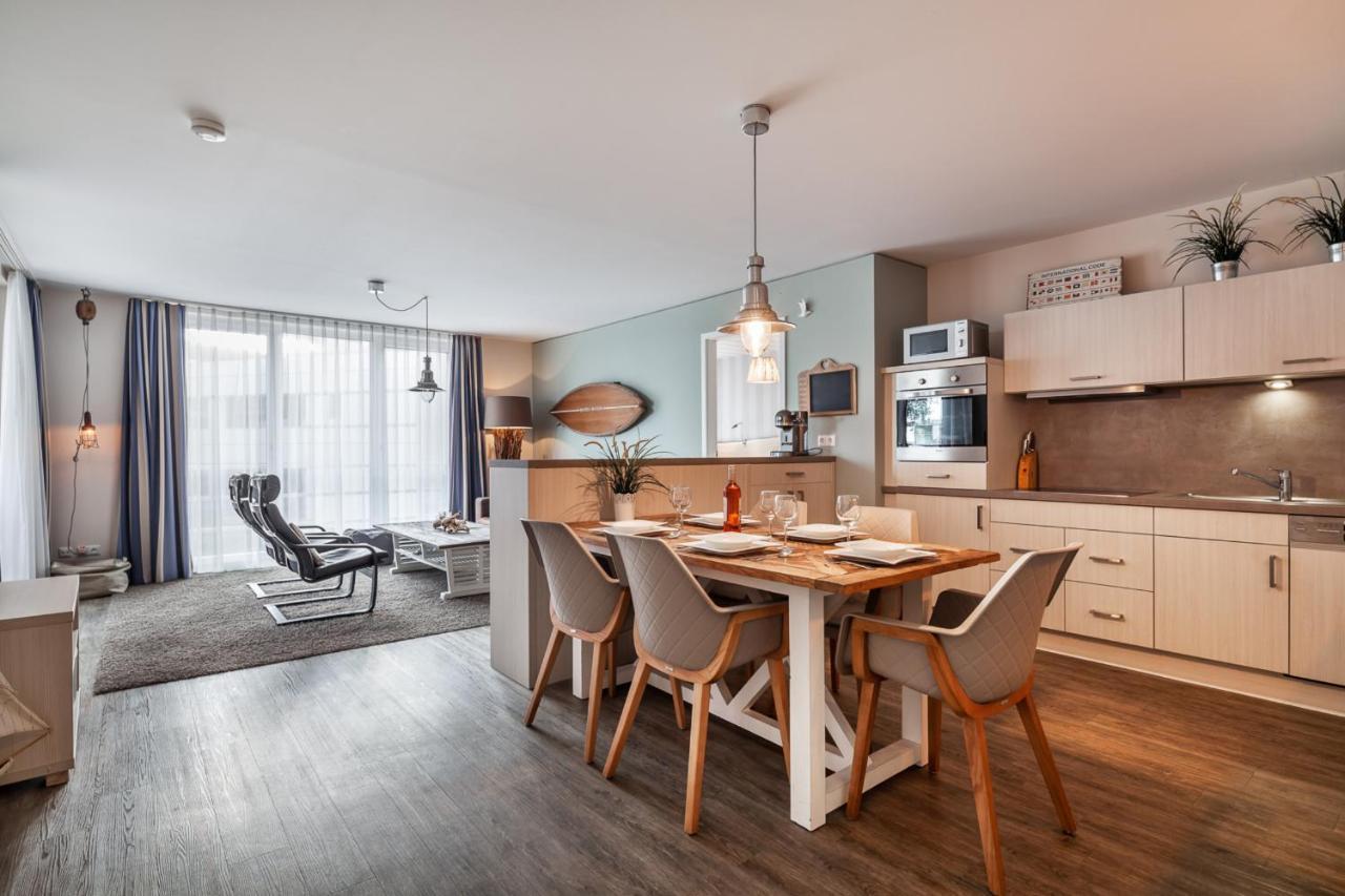 Apartmenthaus Hafenspitze Ap 5 - "Am Yachthafen 5" - Blickrichtung Offenes Meerstrandpromenade Eckernförde Exteriér fotografie